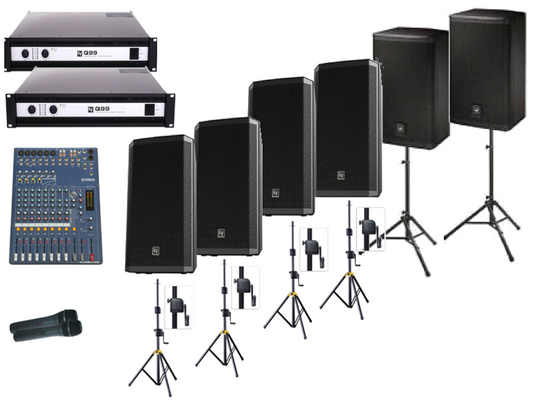 6 Speakers Sound System for corporate Events