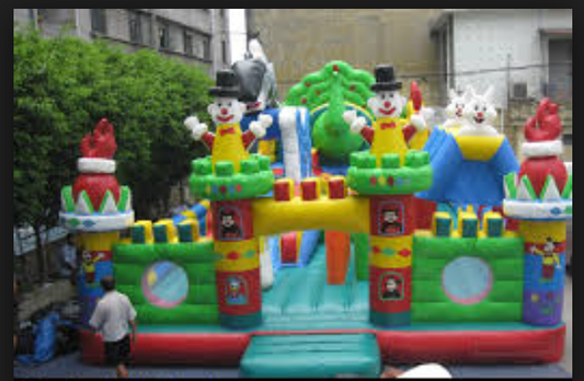 Clown Playland Bouncy Castle