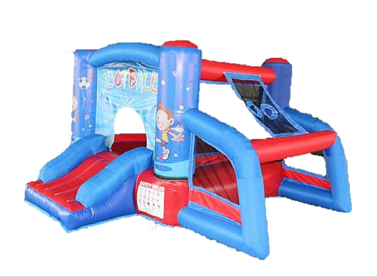 Football and Slide Bouncy Castle