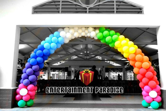 Rainbow Balloon Arch