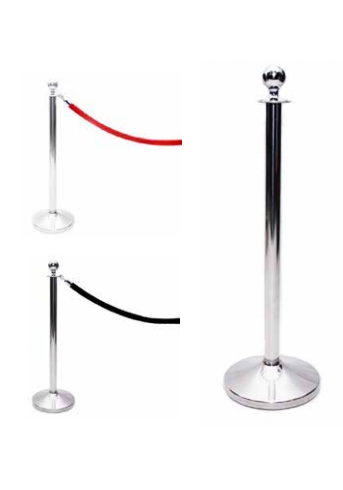 Silver Queue Poles