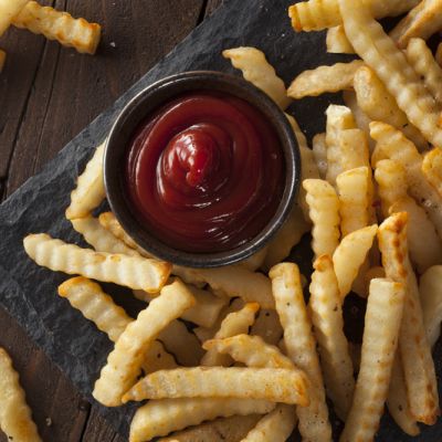 CRINKLE CUT FRIES STATION - FLAVOURED