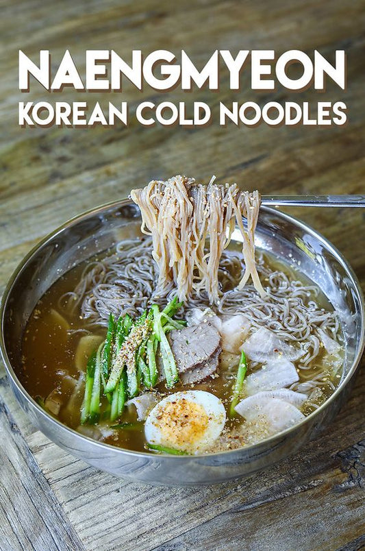 Korean Cold Noodles - Mul Naengmyun