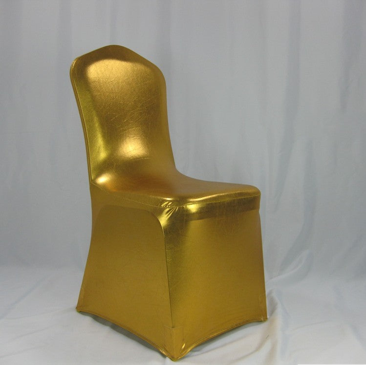 Metallic Gold Chair Cover