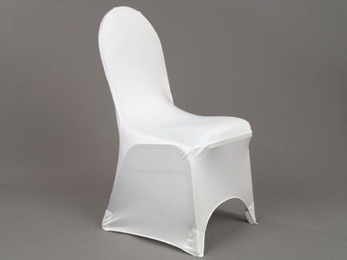 White Spandex Chair Cover