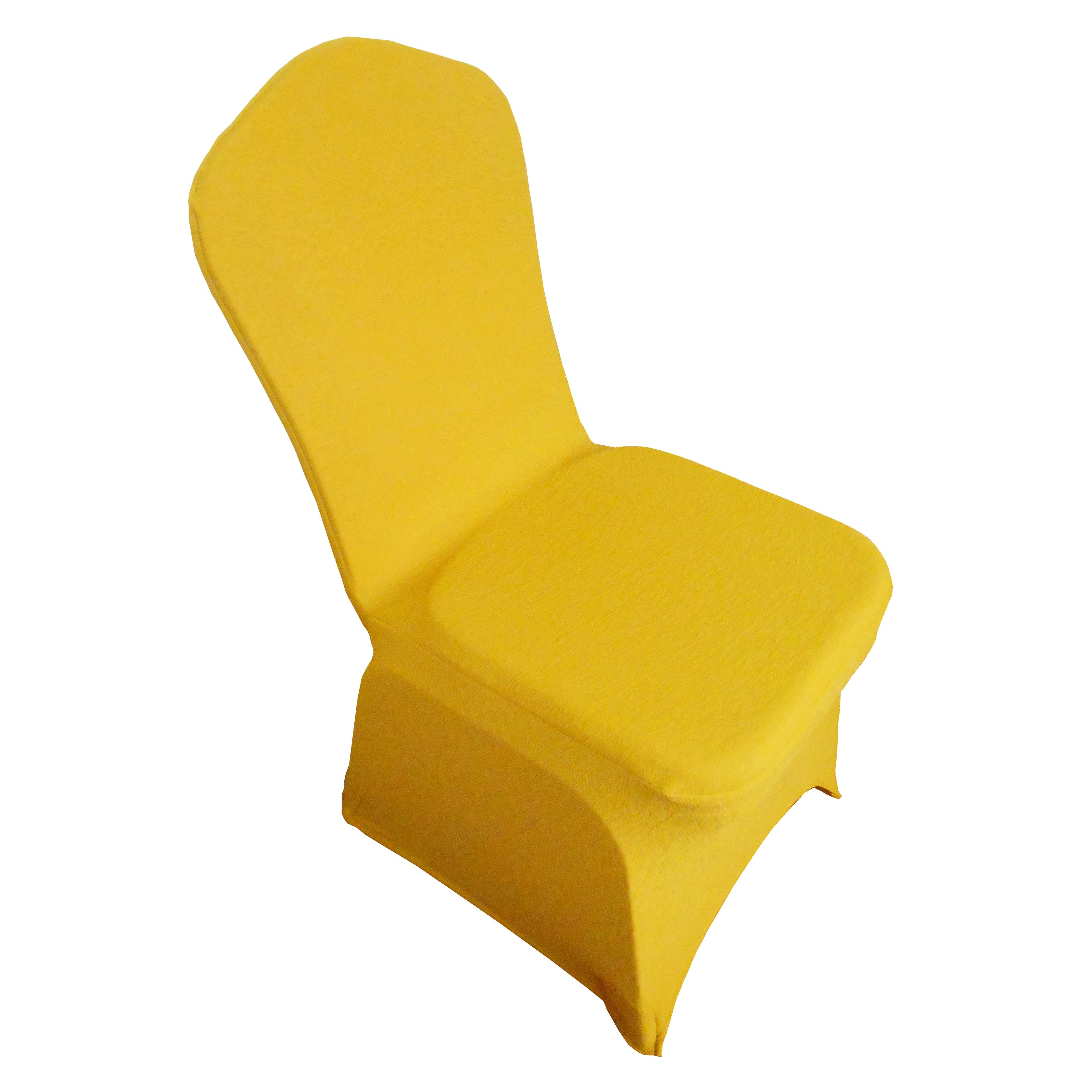 Yellow Spandex Chair Cover