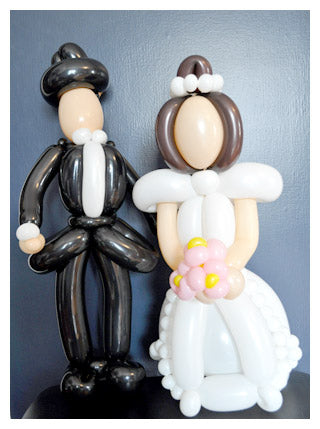 Wedding Couples Balloon Centerpiece (Pair)