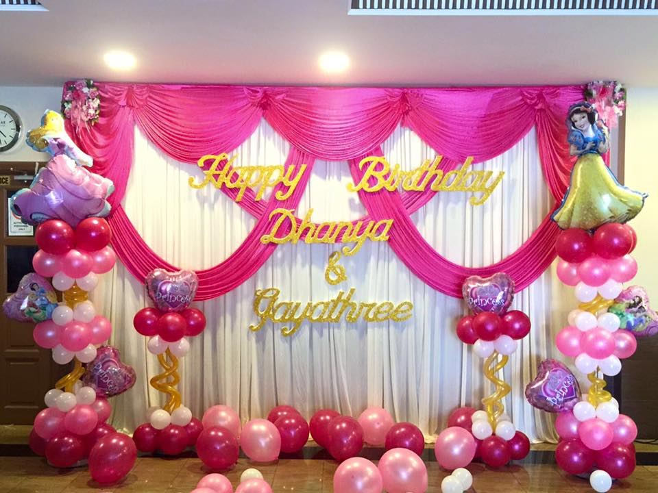 Double Layer Swags Backdrop
