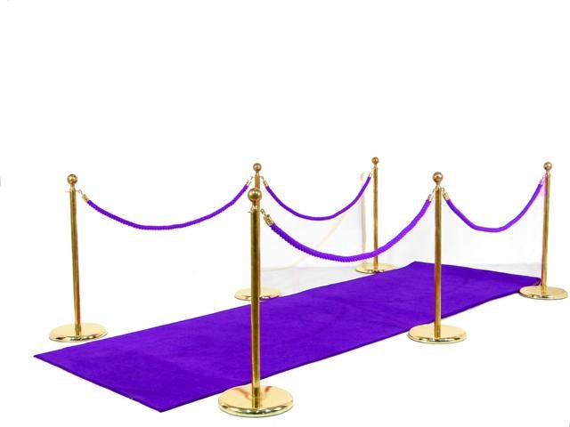 PURPLE WALKWAY CARPET 1000CM X 90CM  (Length X Width)