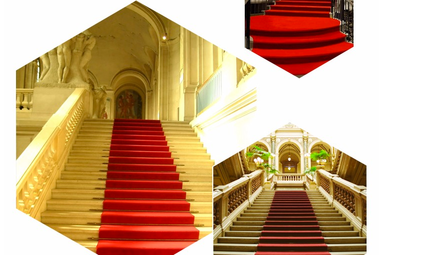 RED WALKWAY CARPET 1000CM X 90CM  (Length X Width)